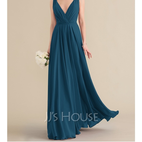 JJ house Ink Blue Bridesmaid dress - Picture 1 of 3